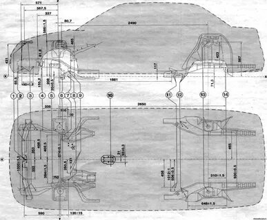 Геометрические размеры ваз 2110