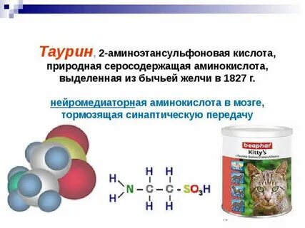 Таурин в каких продуктах