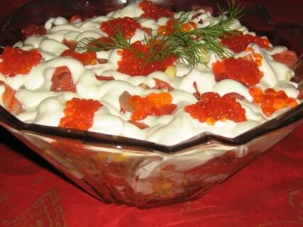 Рецепт царского салата с красной