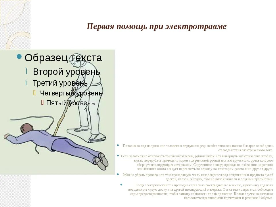 Оказание доврачебной помощи при электротравмах