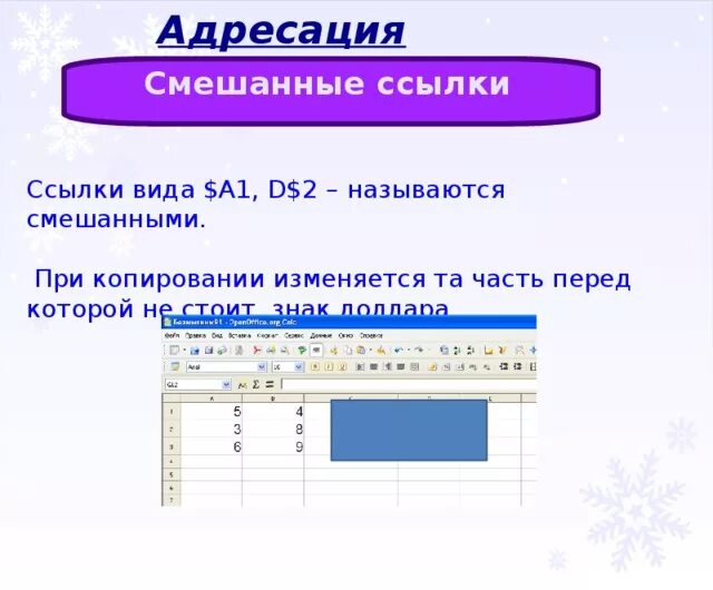 Назовите основные типы ссылок информатика 9 класс