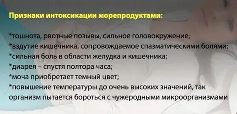 Симптомы отравления проявляются через