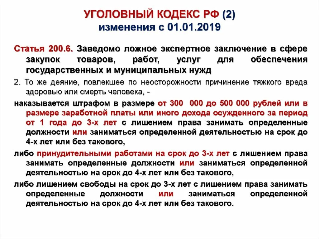 Внесение изменений в закон 44 фз. Ст 44 ФЗ. Ст 200.6 УК РФ. Законодательство 44 ФЗ. Статья 6 уголовного кодекса.