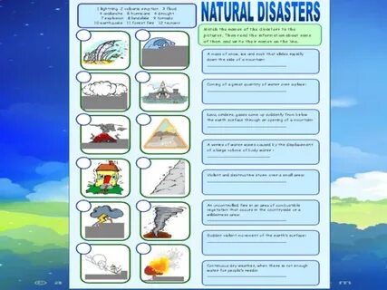 Natural disasters examples