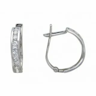 Серьги из белого золота 585 пробы