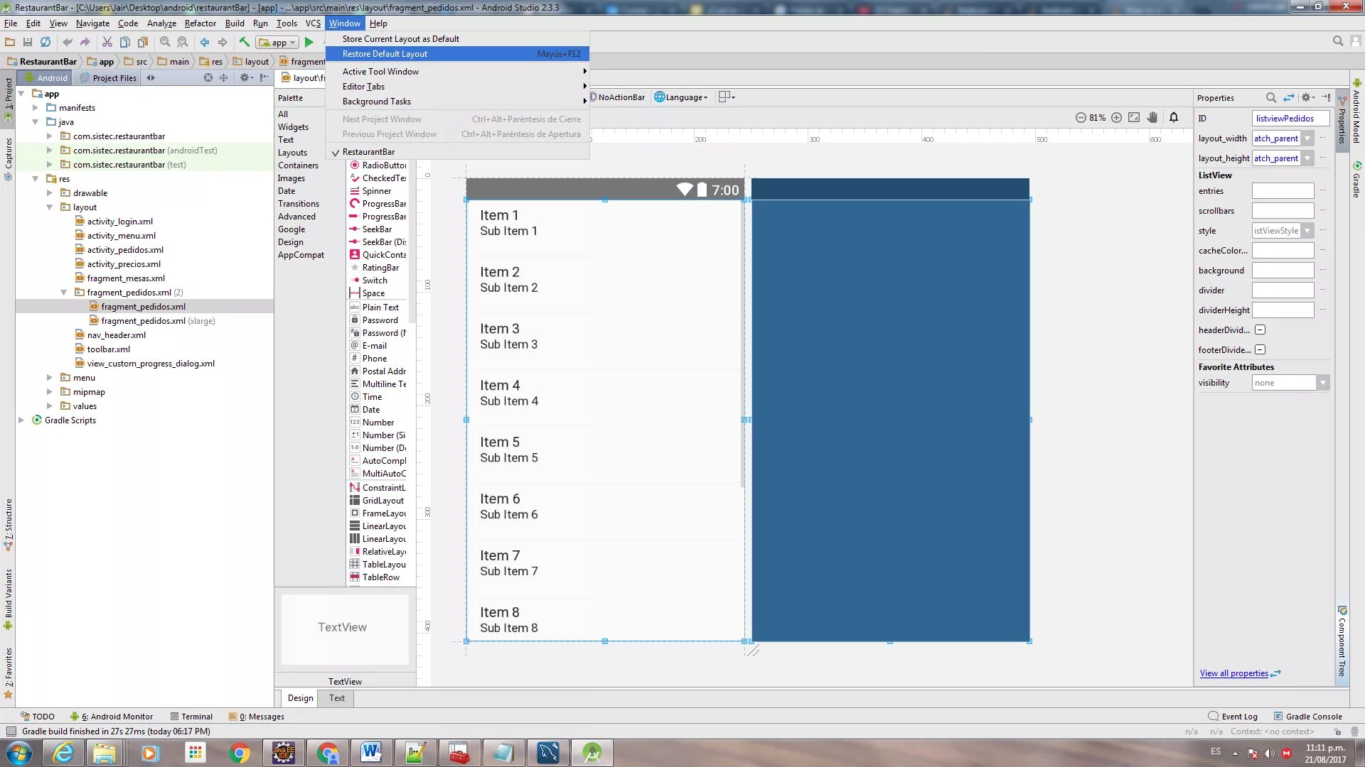 Layout default