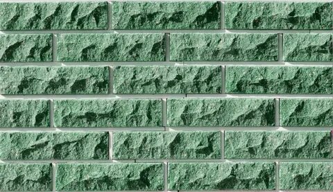 Плитка bricks green