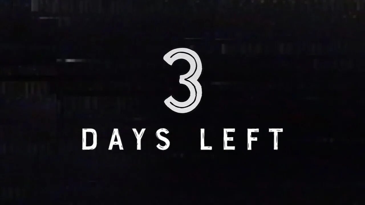 6 days left. 3 days left. 20 days left. 1 day left.