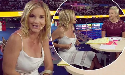 Helen Skelton puts on busty display in low-cut white dress Daily Mail Onlin...