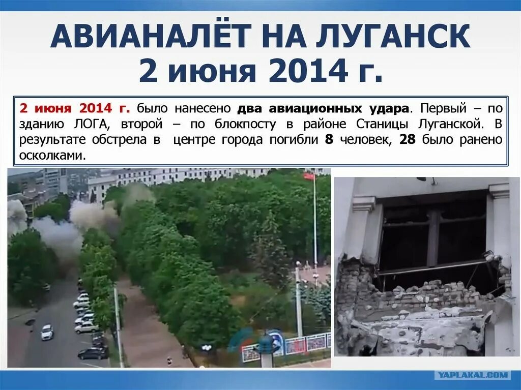 Обстрел Луганска 2 июня 2014.