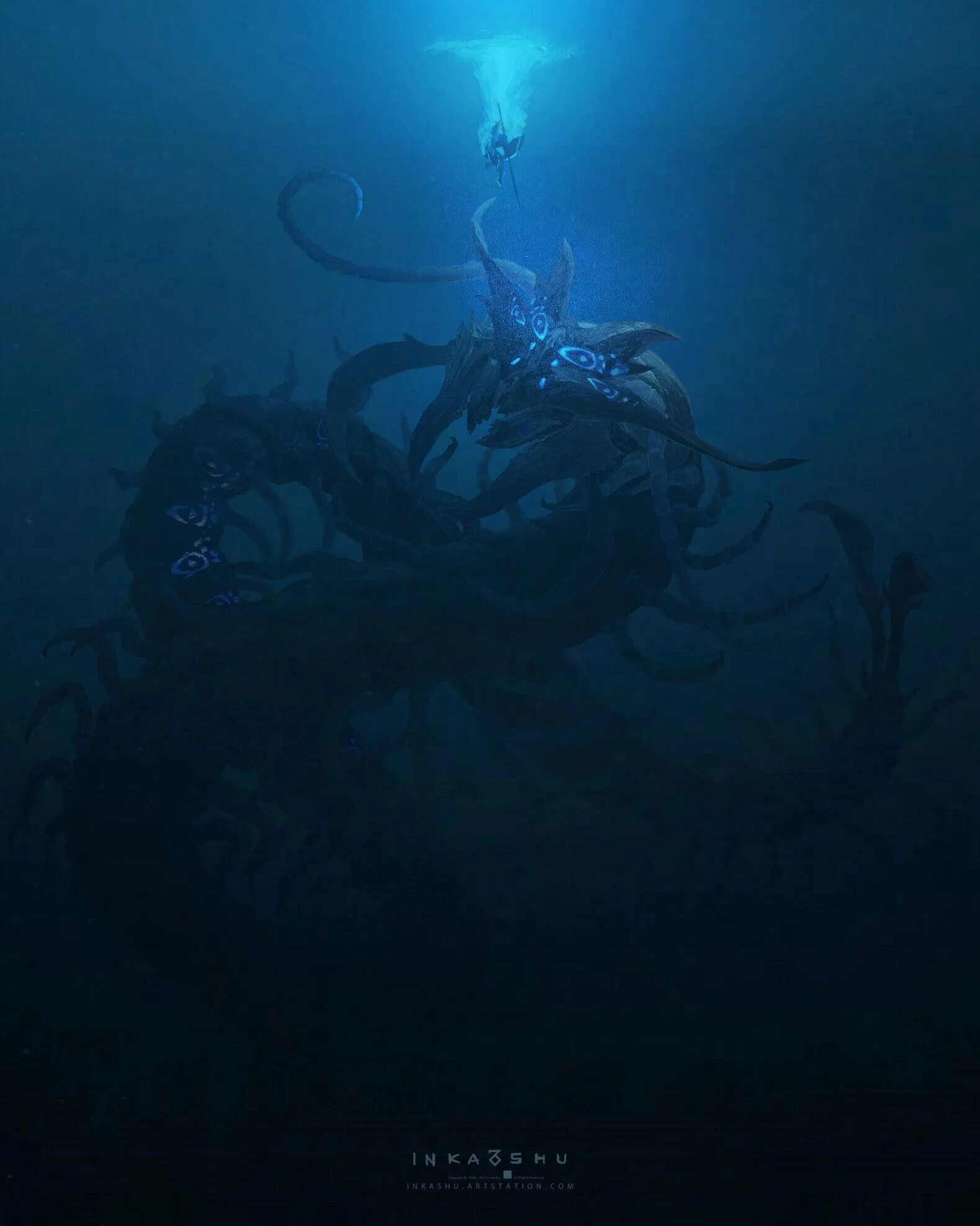 Глубина жуткий. «Глубины бездны» (Abyssal depths). Эйвельманс - чудовища морских глубин. Кракен чудовище морских глубин. Талассофобия Лавкрафт.