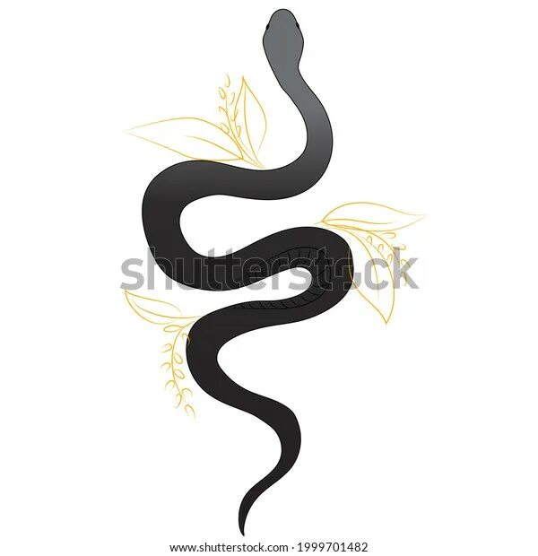 Змейка на солнце. Snake Sketch.