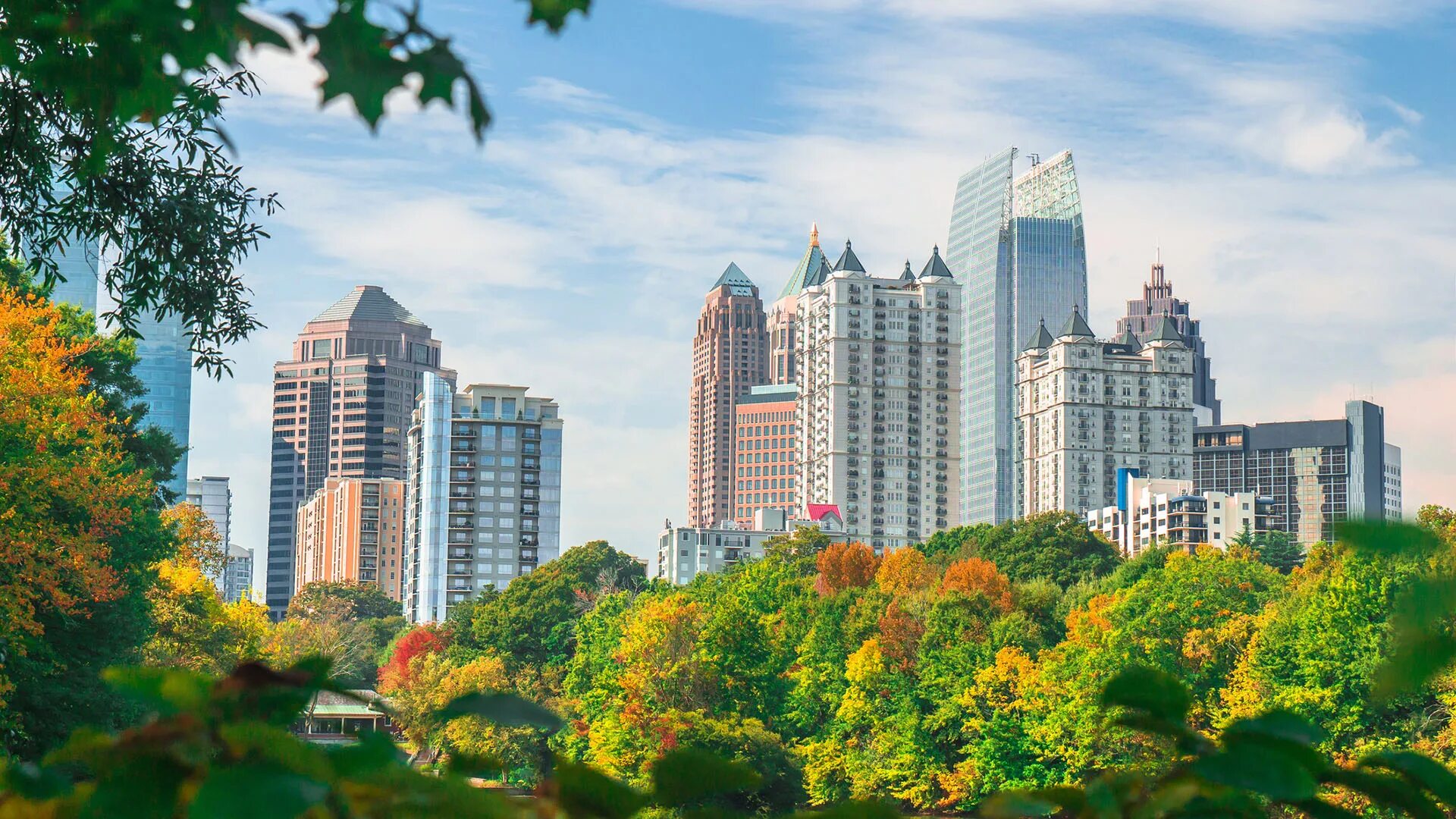 Атланта (Джорджия). Город Атланта штат Джорджия. Атланта США. Midtown Atlanta.