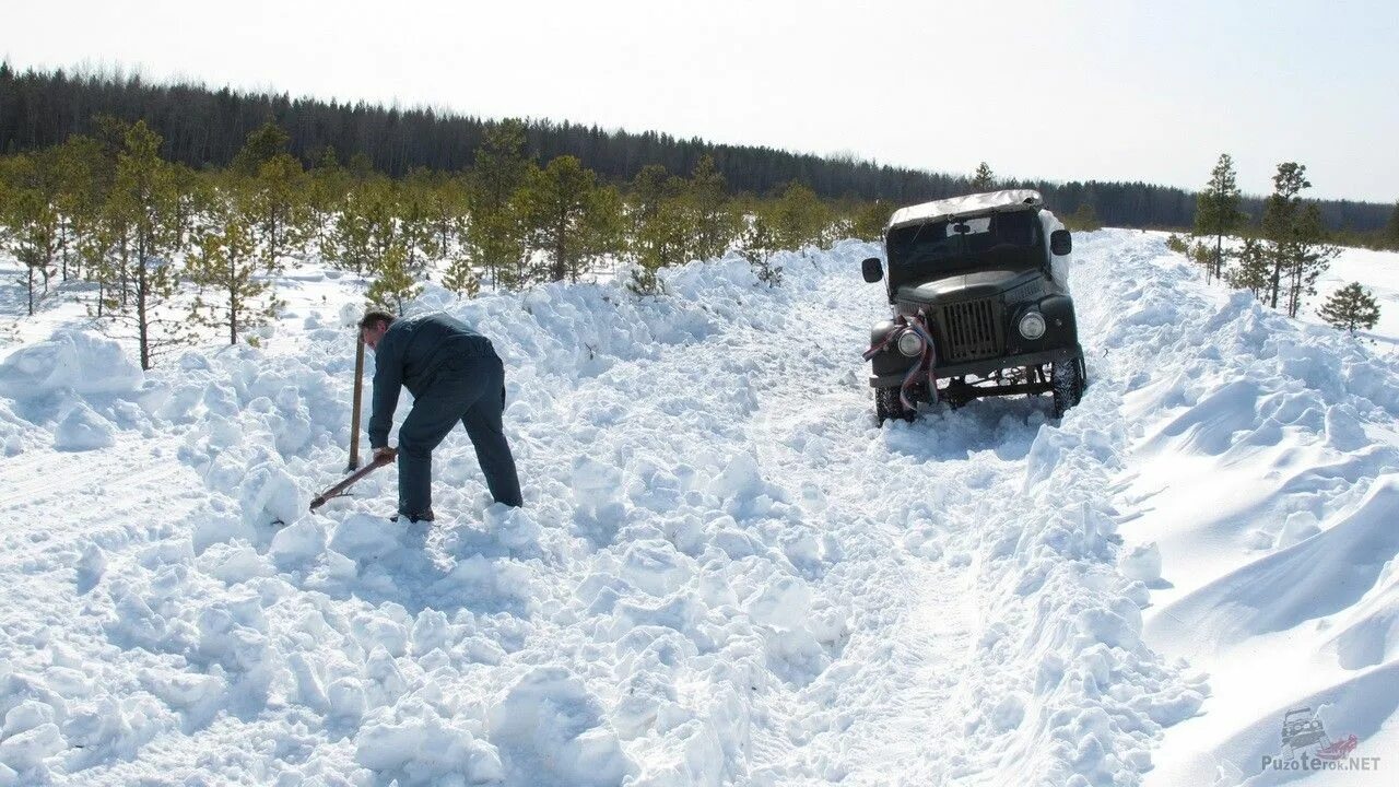 Расстояние зимнику