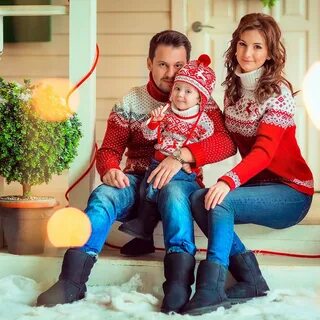 Образ на новогоднюю фотосессию семейную