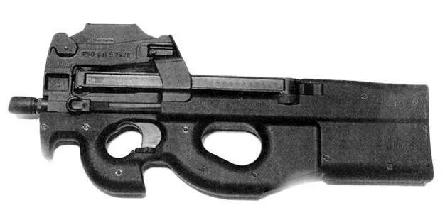 FN p90. ФН п90. F90 автомат. Магазин п90.