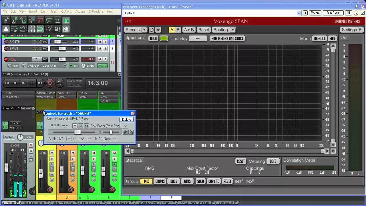 Span vst. Span Plus VST. Voxengo span. Плагин для анализатор спектра звука.