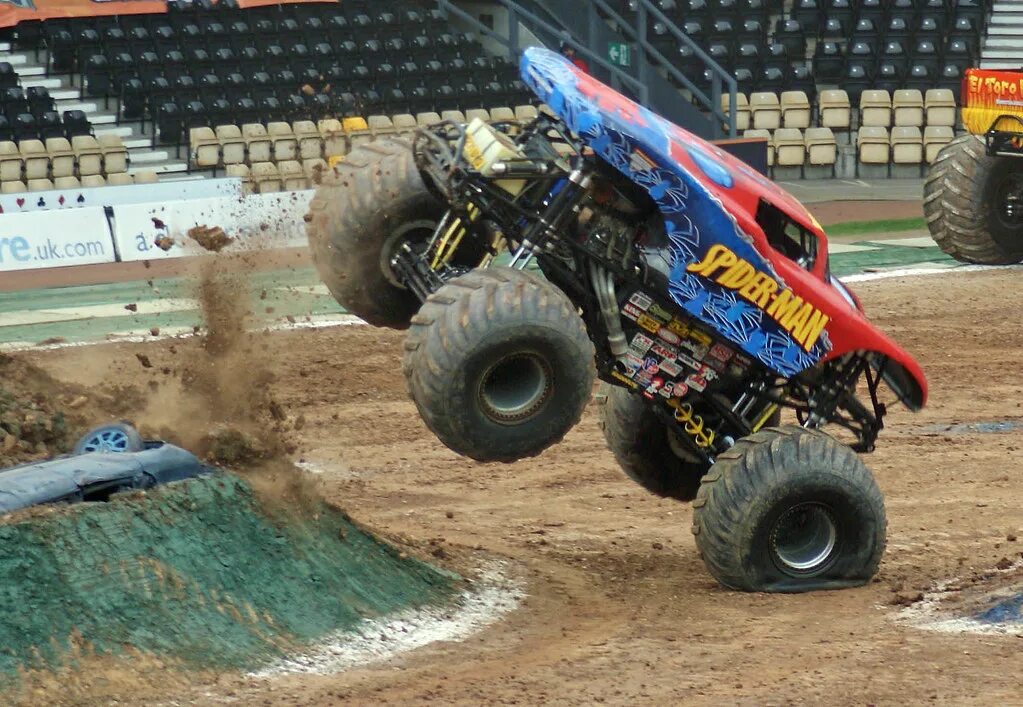 Монстр трак паук. Monster Jam человек паук. Монстер трак человек паук. Машина человек паук монстр трак. Монстр трак человек