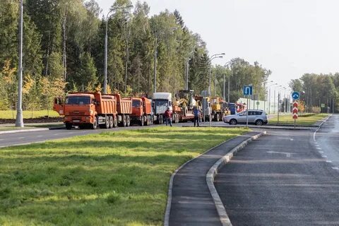 Съезд с дороги на участок