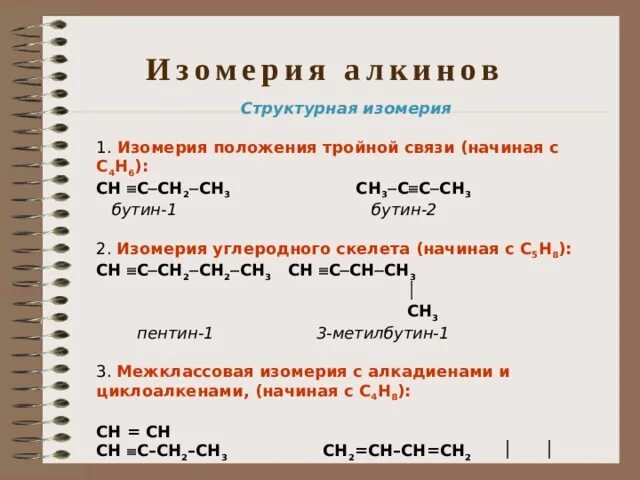 Алкины с ch2o. Алкины Бутин. Алкины изомерия. Изомерия положения тройной связи алкинов. Взаимодействие бутина с водой