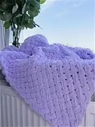 Пледы руками из ализе