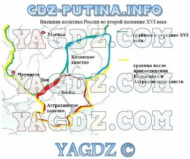 Контурная карта во второй половине 16 века