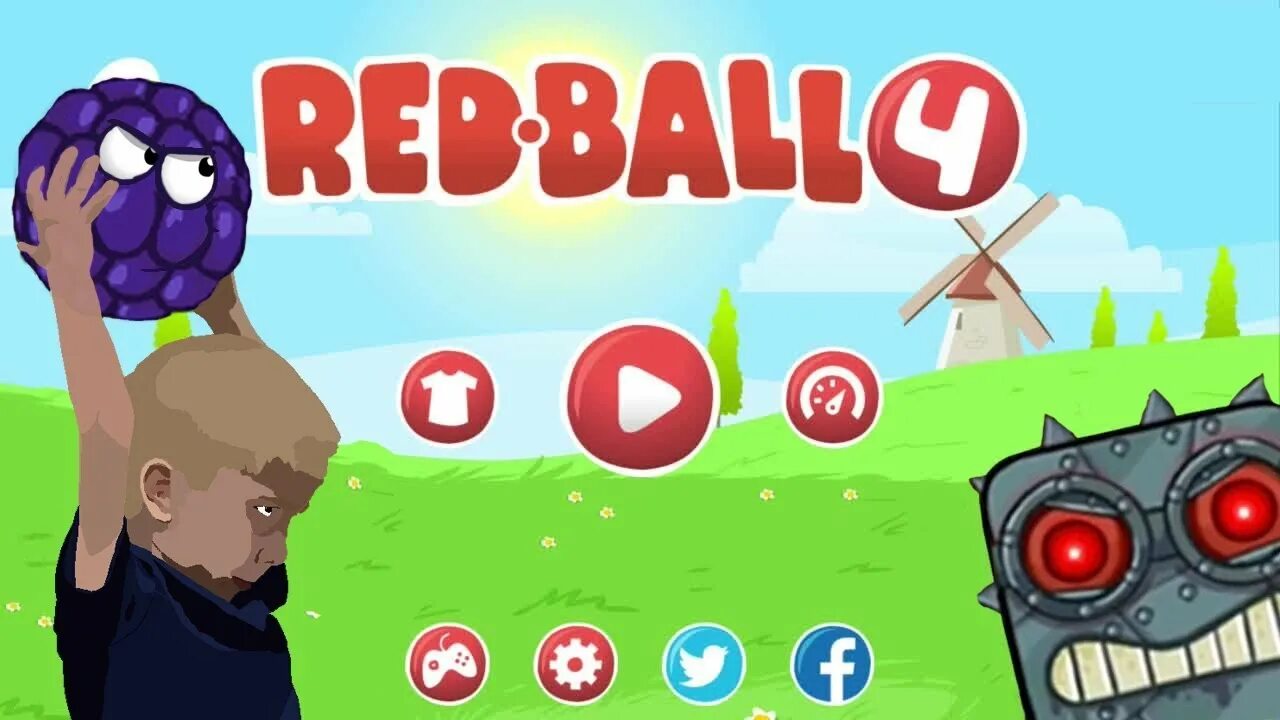 Игра мрачная фабрика. Red Ball 4 мрачная фабрика. Красный шарик босс мрачная фабрика. Ред бол 4 мрачная фабрика босс. Босс из фабрики в ред бол 4.