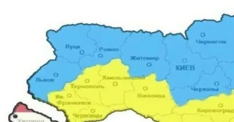 Закарпатье на карте украины с областями