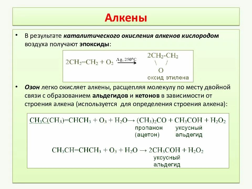 Реакция окисления по вагнеру является
