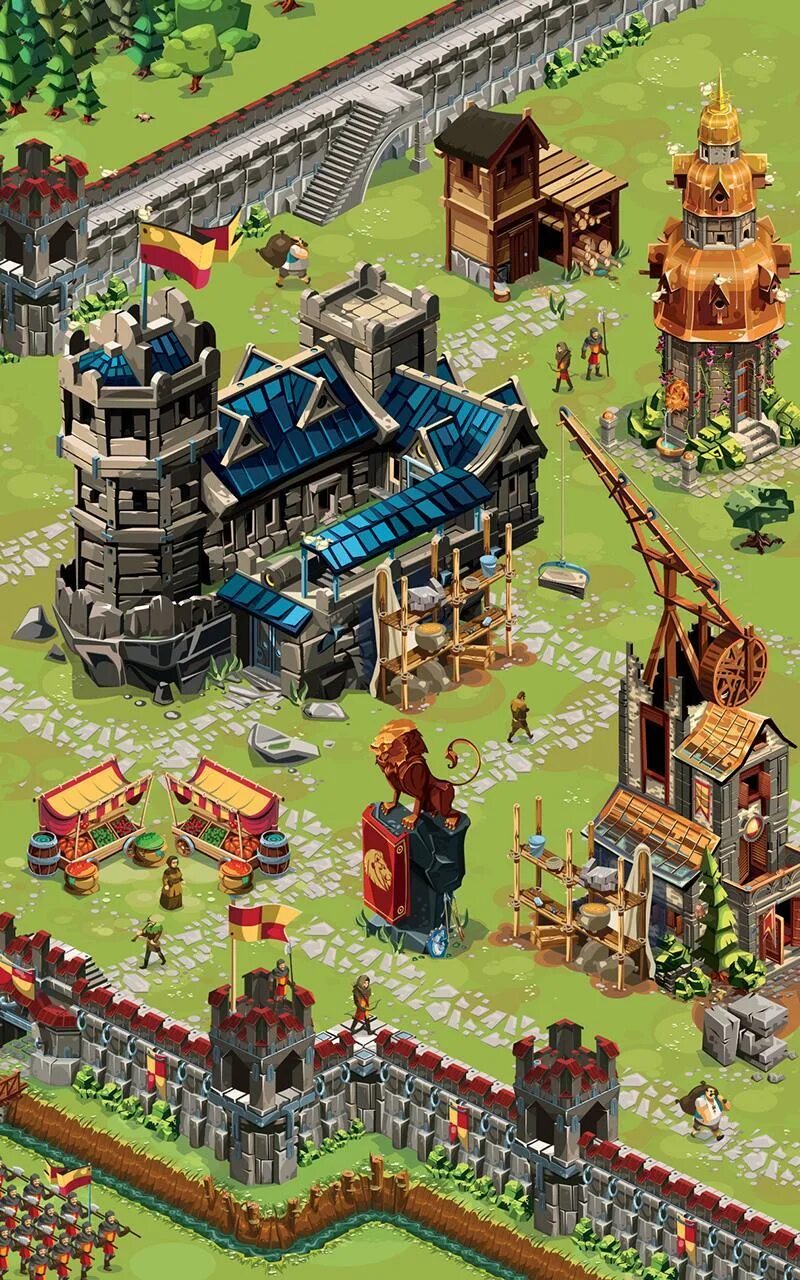 Kingdoms guide. Империя королевство царство. empire: four kingdoms. стратегии про средневековье. замок игра.
