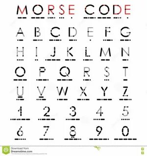 Morse font