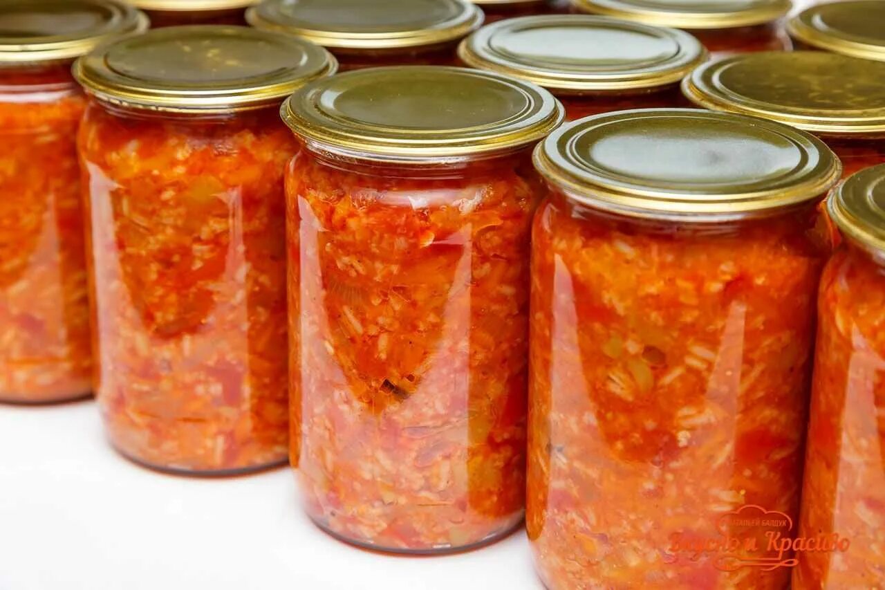 Морковь с рисом на зиму. Лечо с рисом. салат завтрак туриста. завтрак туриста с рисом на зиму. салат с рисом на зиму.