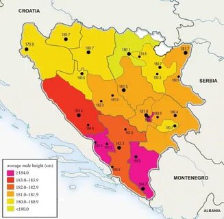 Босния и герцеговина на карте