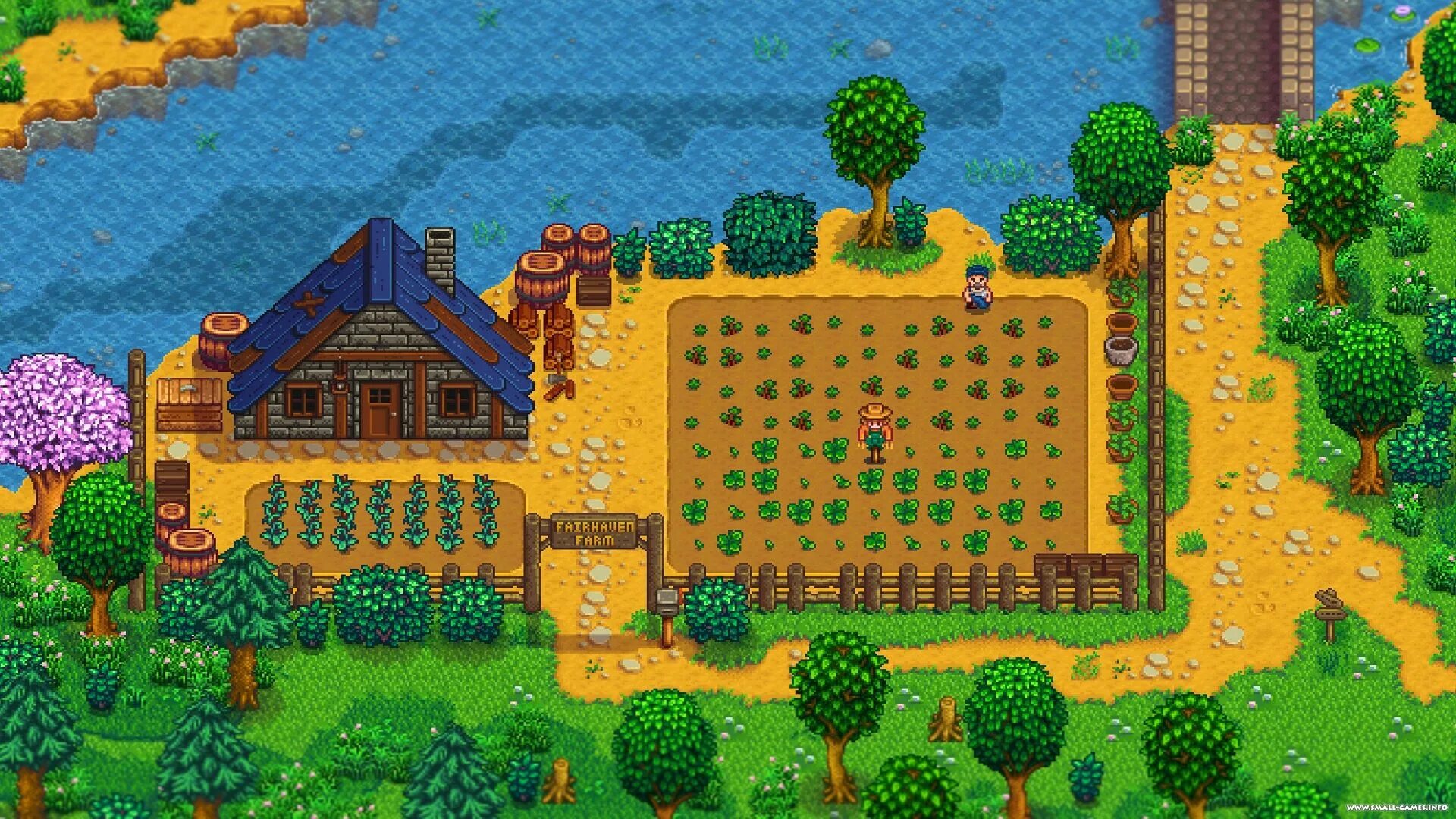 Stardew Valley v1.5.6. Шпалер Stardew Valley. Ферма Стардью Валли. Барабулька Stardew Valley.