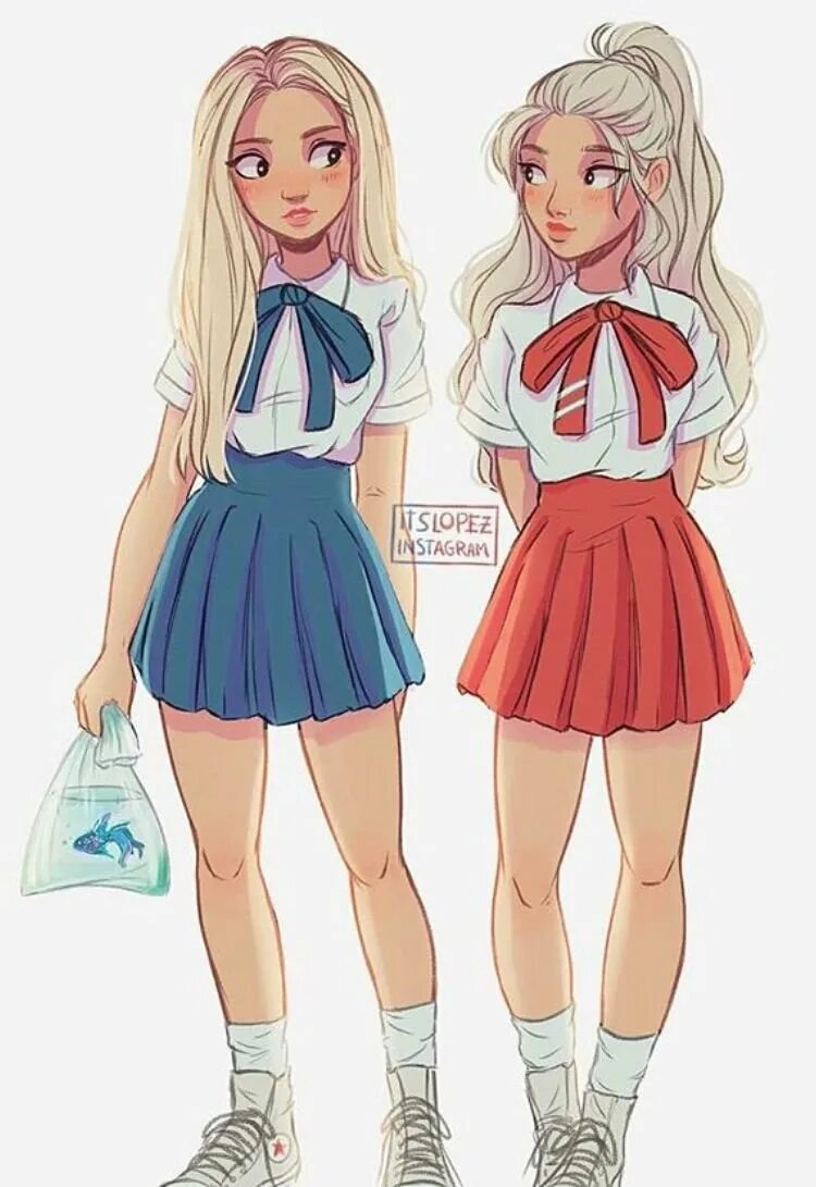 Рисунки 4 класса девушек