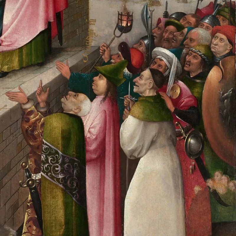 христос перед толпой 1957. иероним босх рождение иисуса. Ecce homo босх. иероним босх христос перед народом. босх христос перед пилатом.