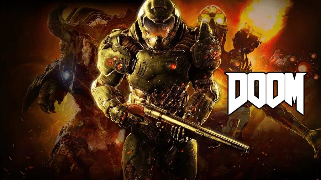 Doom 2016 обложка. Doom 4 обложка. Doom 2016 Постер игры.