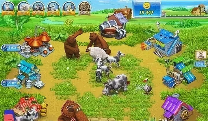 Игры веселая ферма 1 играть. Весёлая ферма русская Рулетка. Farm Frenzy 3 Russian Roulette. Игра ферма с медведями.