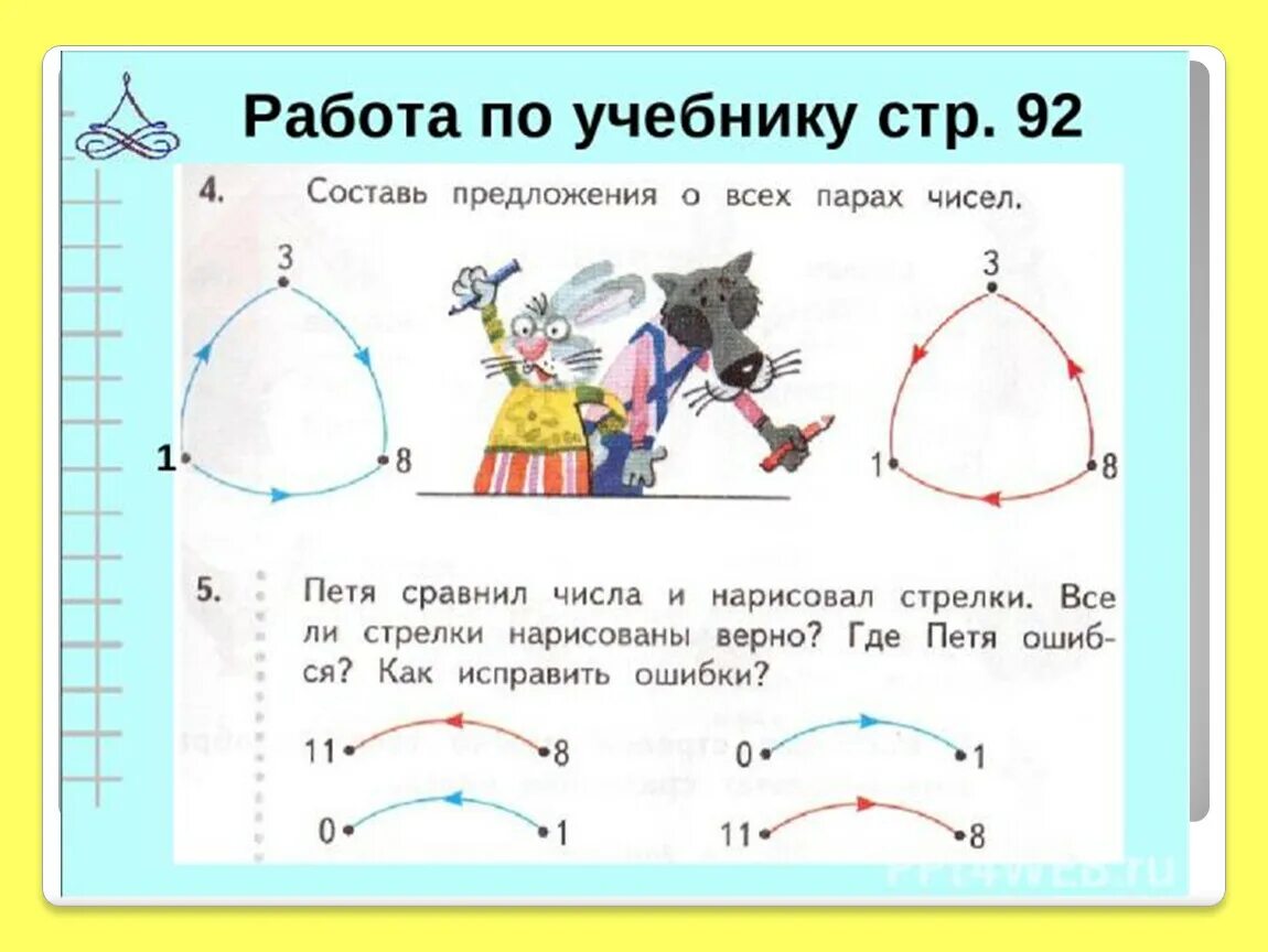 Презентация к уроку математике: "Свойства вычитания" - начальные классы, презент