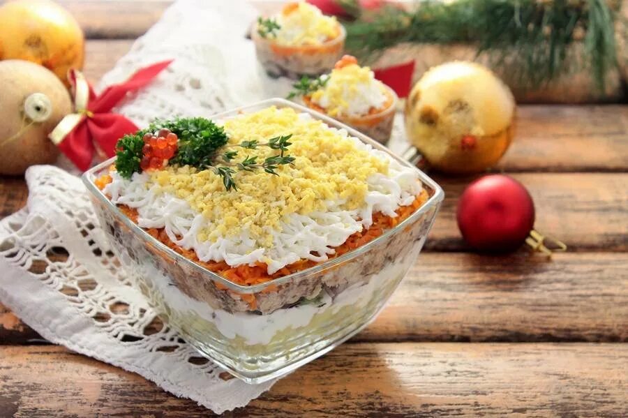 Кухня наизнанку новогодние салаты