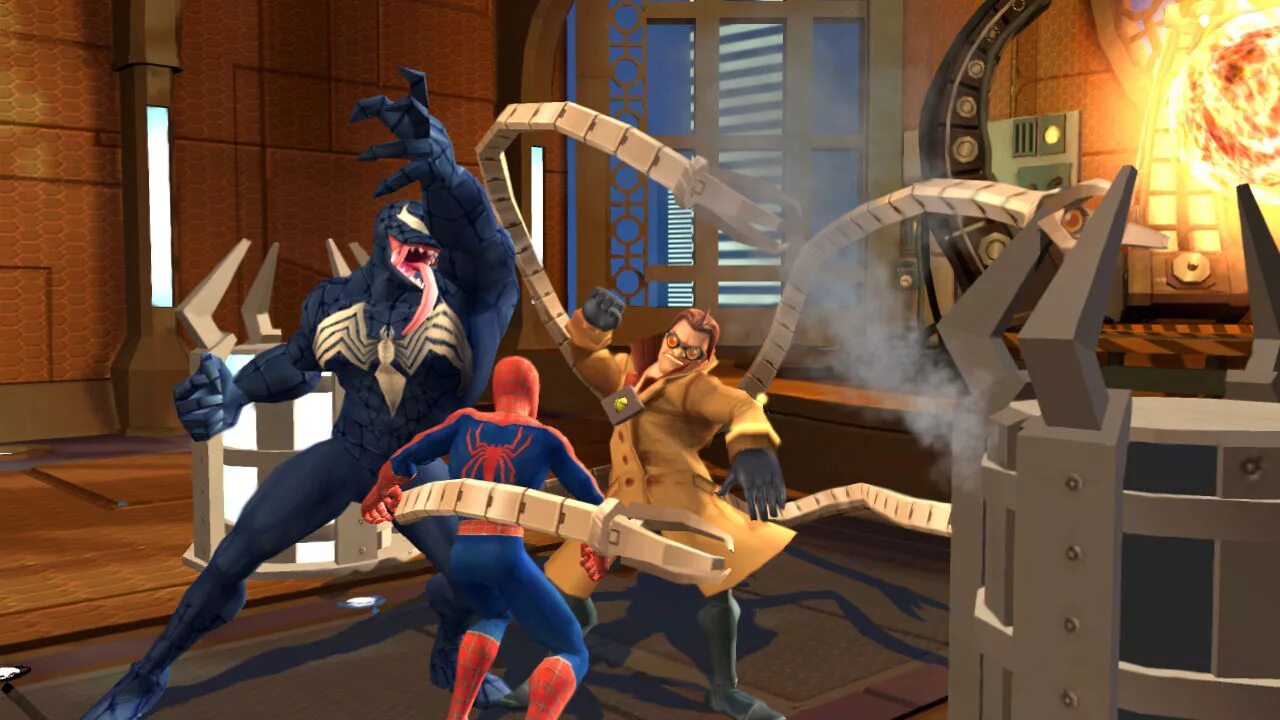 Игру человек паук где его. Игра spider man friend or foe. spider-man: friend or foe (2007). человек паук ашутв ща ащу. spider man friend or foe ps3.