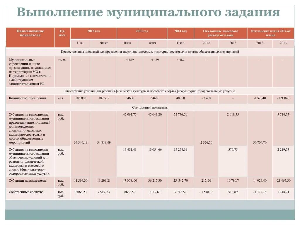 Проверка выполнения муниципальных программ