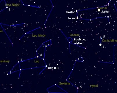 Как называется планета в созвездии рака