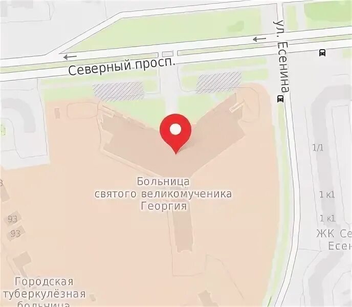 Больница 4 святого георгия северный просп