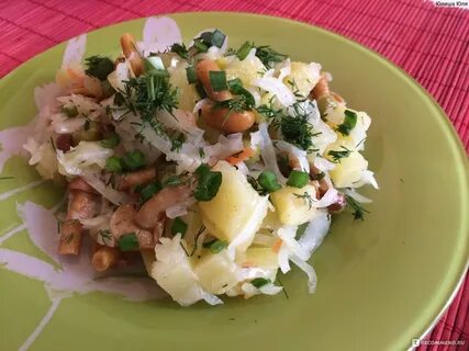 Салат капуста с грибами