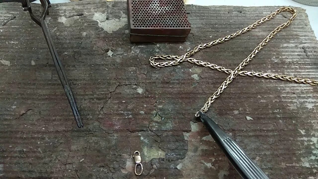 Цепь арабский бисмарк серебро. Запаянная цепь. Пайка цепочки. Как запаять серебряную цепочку. Пайка золотых цепей.