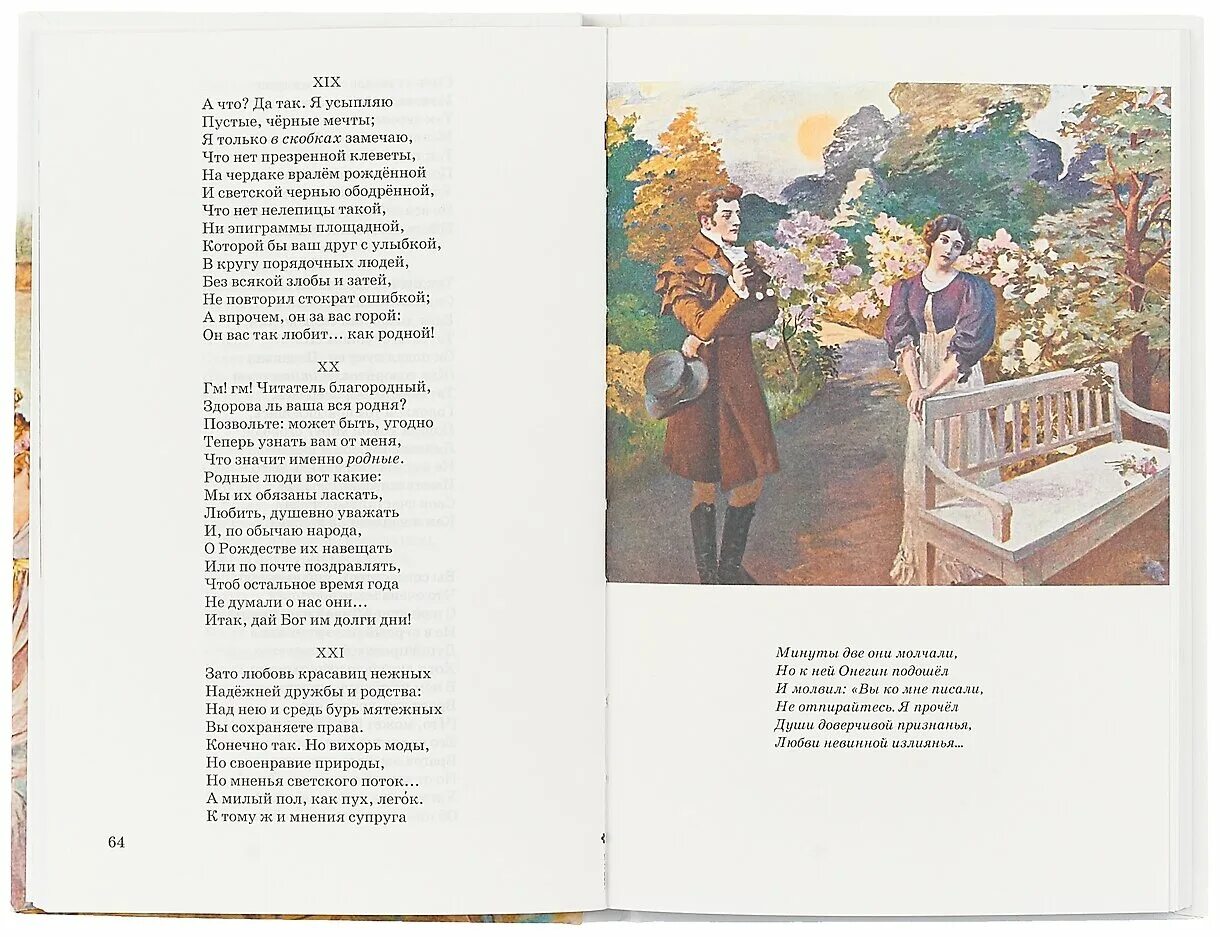 Сколько онегину в книге. Текст Пушкина Онегин.