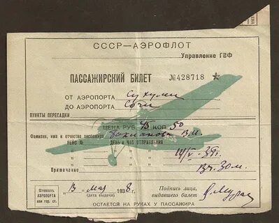 Самолет с московской пропиской