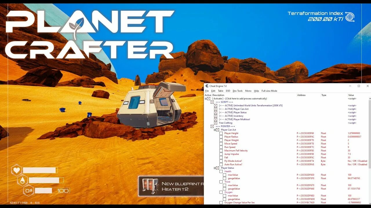 The planet crafter читы