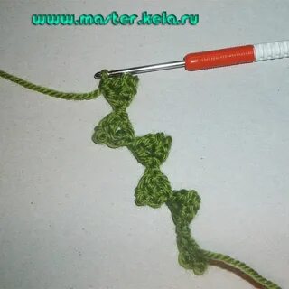 Гусеничка крючком
